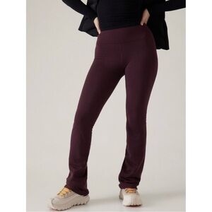 Athleta Altitude Pant in Polartec Power Tech Spiced Cabernet Fleece Pants